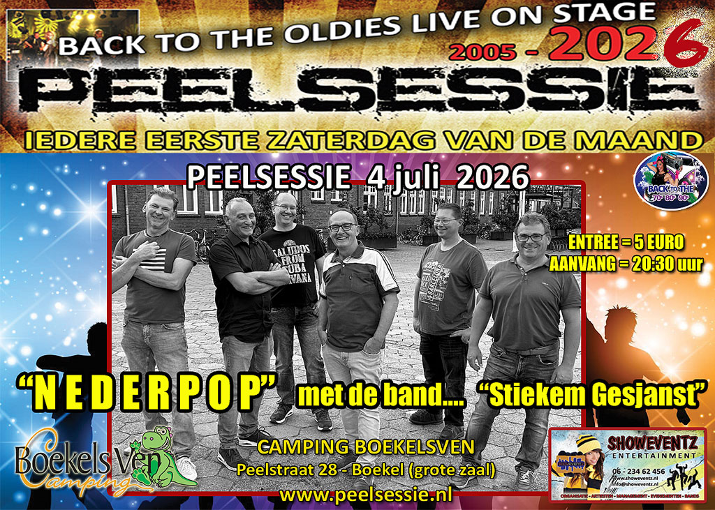 peelsessie juli 2026